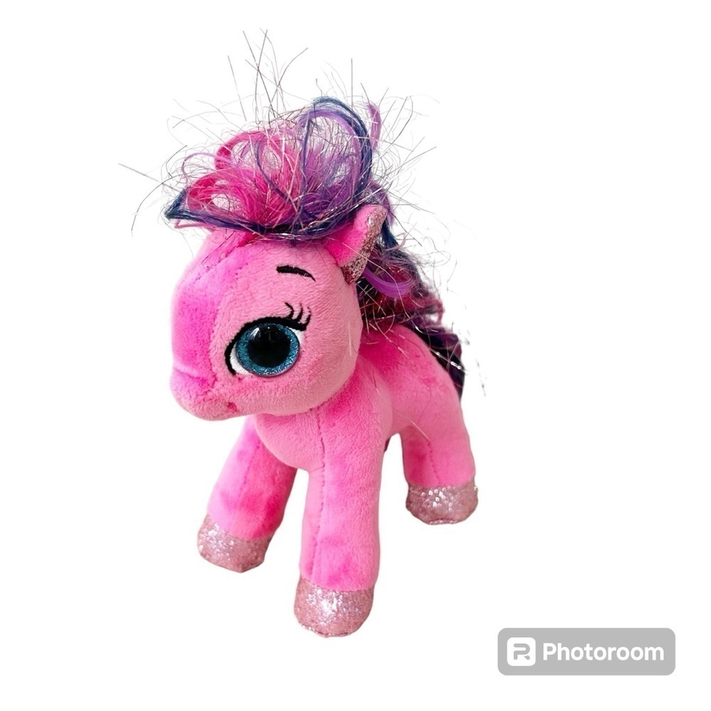 Ty Ruby Pink Plush Pony approx 7 inches 2019 Horse Plush Beanie Boo